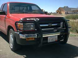 Toyota truck with Westin grille guard